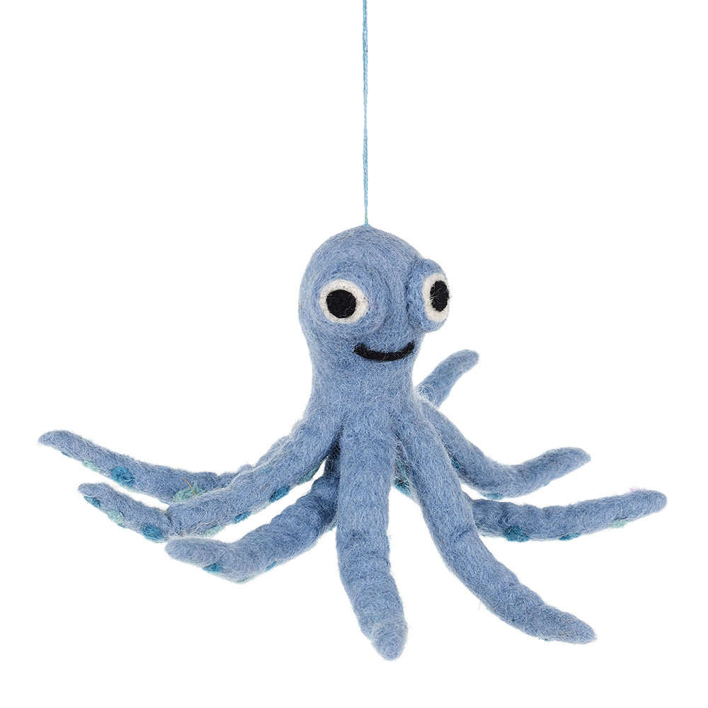 Handmade Ollie the Octopus Hanging Felt