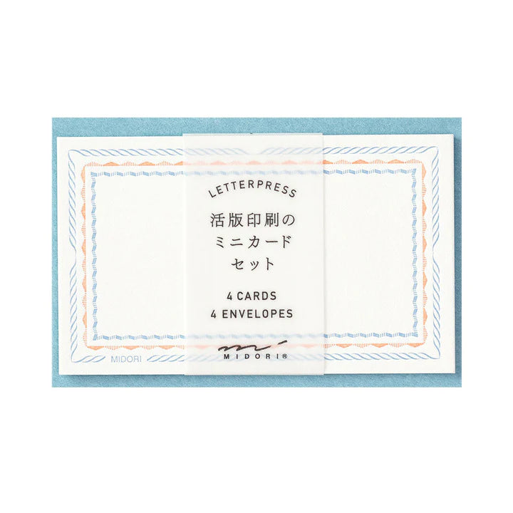Letterpress Card set (Available in 4 styles)