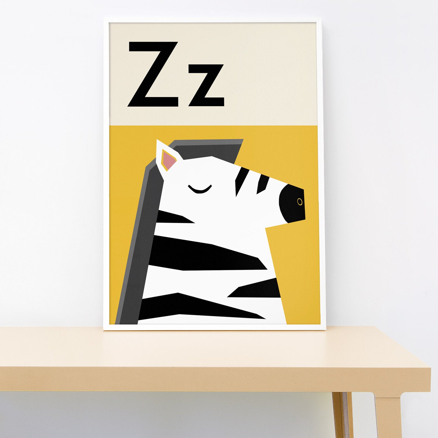 A-Z Wall Print - Small 21x30 cm