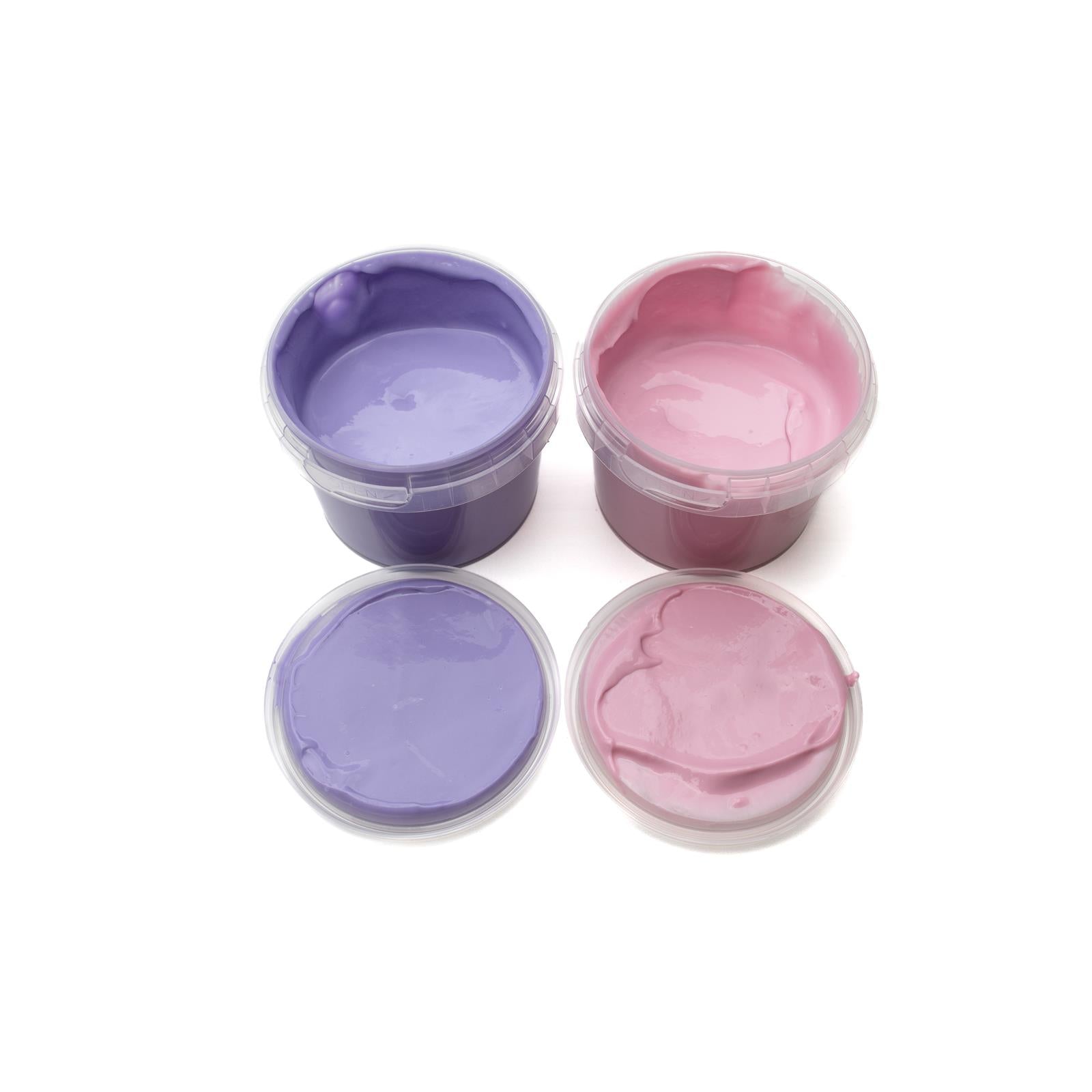 Finger paint set of 2 "Nori" pink/violet